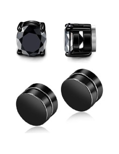 Juego de Pendientes Magnéticos de Acero Inoxidable JOYID