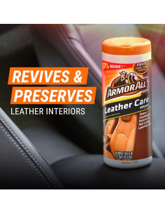 Toallitas Limpiadoras para Cuero Armor All - Paquete de 6 2
