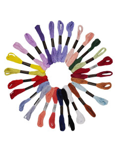 Hilo para Pulseras de Amistad Newkita 24 Colores Algodón