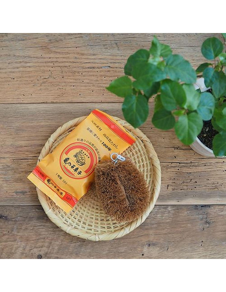 Cepillo de Fregado Ecológico Kamenoko Tawashi para Verduras