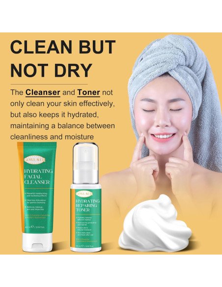 Kit Cuidado Facial GOWLAVER Antienvejecimiento 6 Piezas