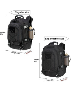 Mochila táctica militar HYKING 39-64L expandible para 3 días 2