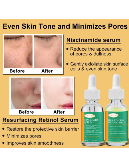 Kit Cuidado Facial GOWLAVER Antienvejecimiento 6 Piezas