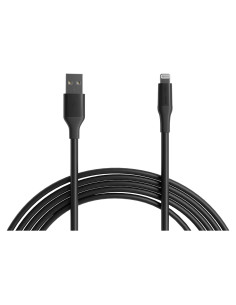 Cable de carga USB-A a Lightning Amazon Basics 3.05m Negro
