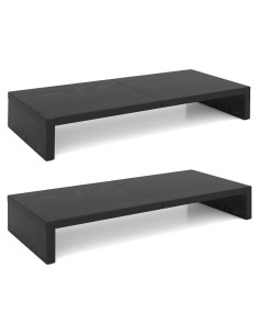 Soporte para Monitor TEAMIX 2 Paquetes 20" Negro Ergonómico