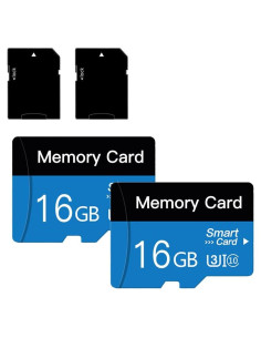Paquete Doble de 2 Tarjetas Micro SD 16GB Teydun Clase 10