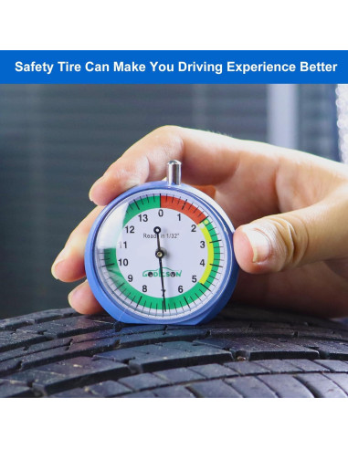 GODESON Medidor de Profundidad de Banda de Rodadura 88703