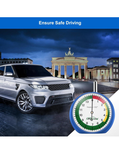 GODESON Medidor de Profundidad de Banda de Rodadura 88703