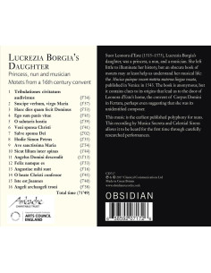 CD de audio Hija de Lucrecia Borgia - Musica Secreta 2