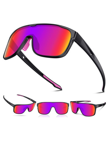 Gafas de sol deportivas polarizadas Rosemal UV400 para ciclismo