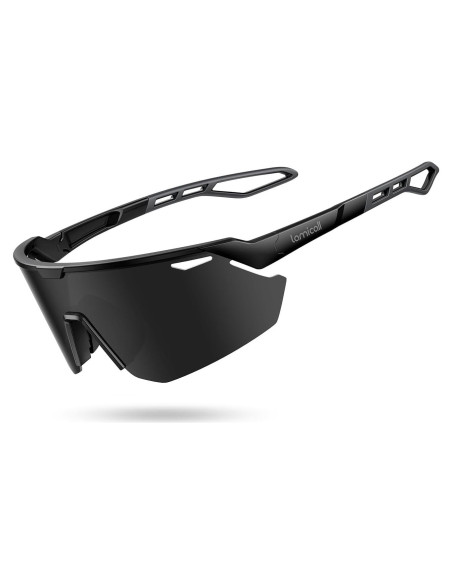 Gafas de sol deportivas Lamicall Bcpe02-bk UV400 para ciclismo