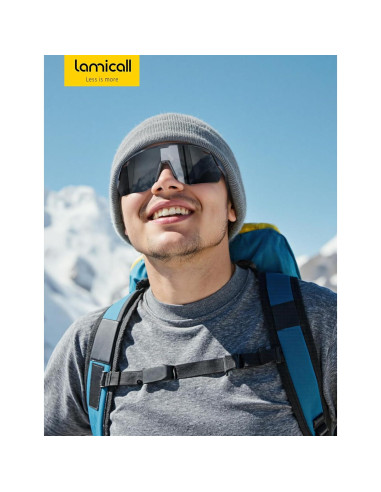 Gafas de sol deportivas Lamicall Bcpe02-bk UV400 para ciclismo