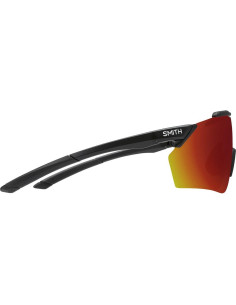 Gafas de sol Smith Ruckus unisex - Negro mate, lente espejo rojo 2