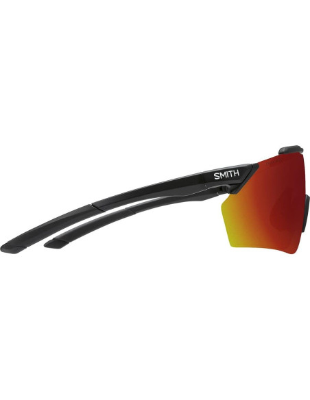 Gafas de sol Smith Ruckus unisex - Negro mate, lente espejo rojo