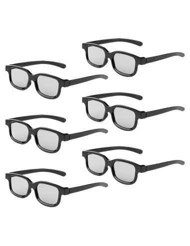 Gafas 3D Pasivas Polarizadas Cocar - Paquete de 6 Piezas