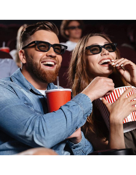 Gafas 3D Pasivas Polarizadas Cocar - Paquete de 6 Piezas