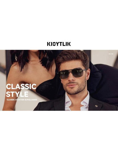 Gafas de sol polarizadas UV400 KIOYTLIK aviador unisex