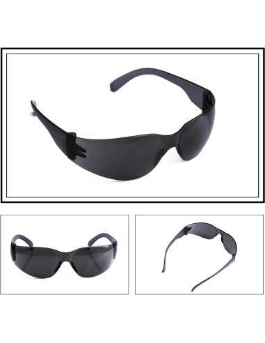 Gafas de Seguridad ROAR Humo 12 Pares Lente Resistente