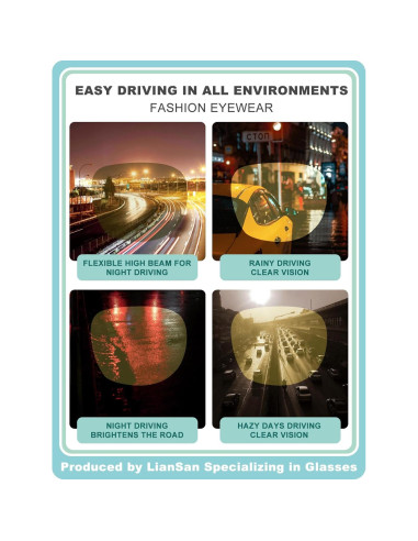 Gafas de Seguridad LianSan UV400 para Hombres y Mujeres