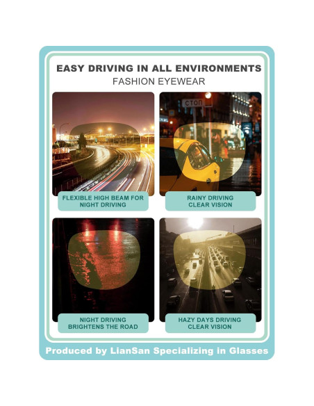 Gafas de Seguridad LianSan UV400 para Hombres y Mujeres