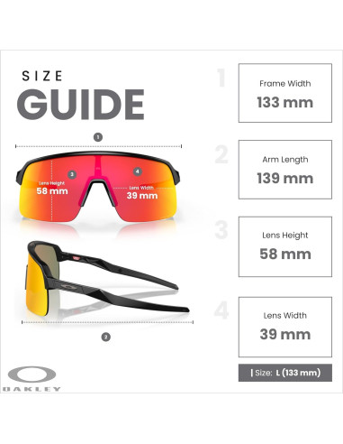 Gafas de sol Oakley Sutro Lite OO9463A para hombres - Negro mate