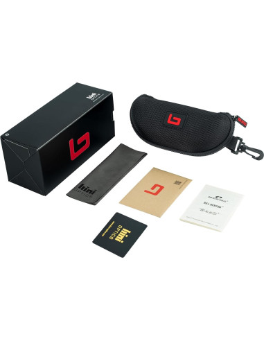 Gafas de sol polarizadas B.N.U.S unisex UV400 TR90 nano recubiertas