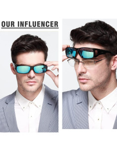 Gafas de Sol DUCO Polarizadas UV400 para Usar Sobre Gafas 2