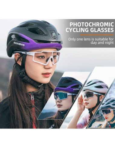 Gafas de Ciclismo Fotochromáticas ROCKBROS UV400 para Adultos