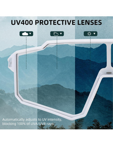 Gafas de Ciclismo Fotochromáticas ROCKBROS UV400 para Adultos