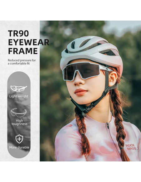 Gafas de Ciclismo Fotochromáticas ROCKBROS UV400 para Adultos