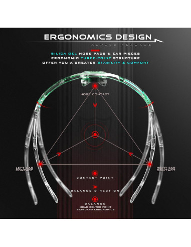 Gafas de Sol Deportivas ATTCL KC11 para Ciclismo UV400
