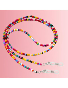 Cadenas de Gafas Coloridas YCCHN - 8 Piezas, 75 cm, Hechas a Mano 2