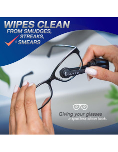 Set de 3 Limpiadores de Gafas Solvio con 6 Almohadillas 2