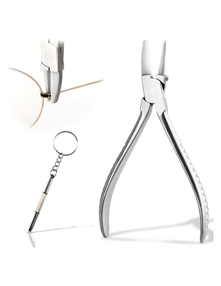 Alicates de Reparación de Gafas iGeyzoe con Destornillador 3 en 1