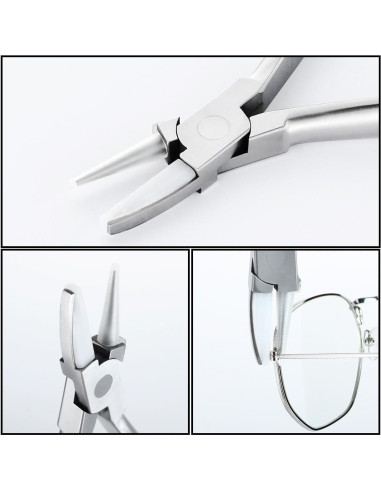 Alicates de Reparación de Gafas iGeyzoe con Destornillador 3 en 1