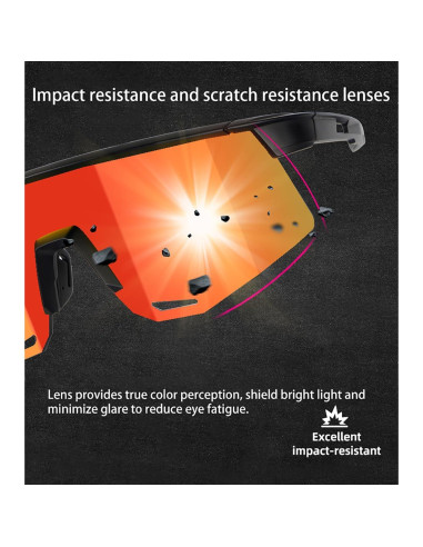 Gafas de sol deportivas dKargo UV400 polarizadas unisex