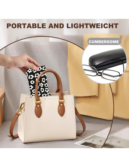 2 Estuches de Gafas de Sol PU con Paño de Limpieza - YJ