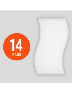 Borrador Extra Durable Amazon Basics - 14 Esponjas de Limpieza 2