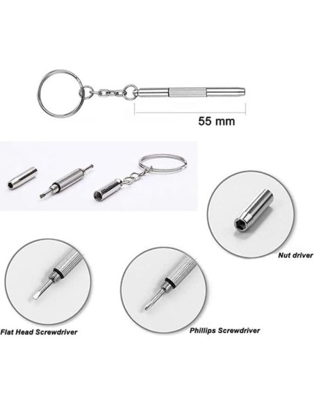 Kit de Reemplazo de Bisagras para Gafas Janky 5mm Kit de Reemplazo de Bisagras para Gafas Janky 5mm