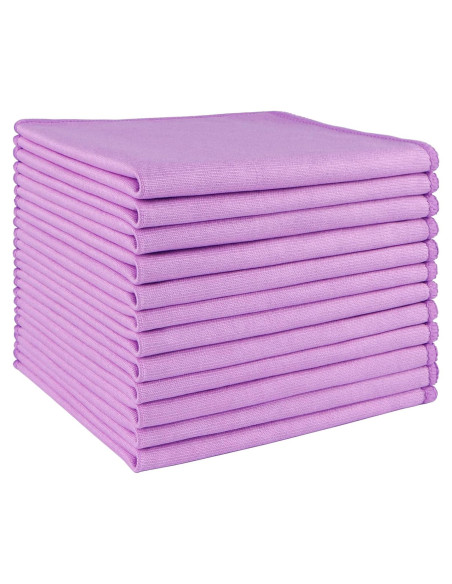 Paño de Limpieza de Microfibra HOMEXCEL 12 PK 30x30 cm Sin Pelusa