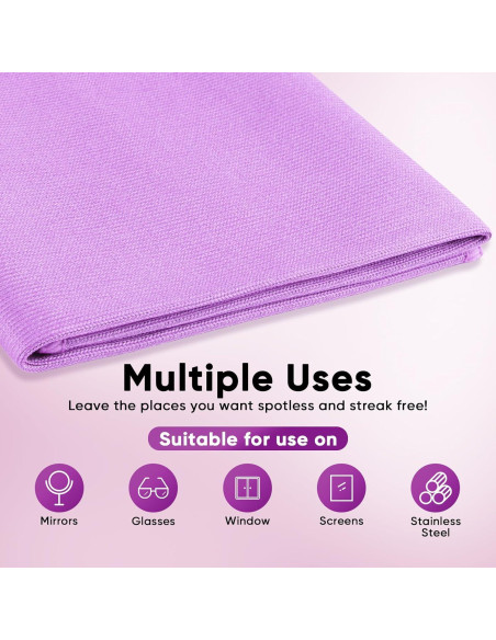 Paño de Limpieza de Microfibra HOMEXCEL 12 PK 30x30 cm Sin Pelusa