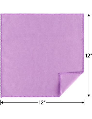 Paño de Limpieza de Microfibra HOMEXCEL 12 PK 30x30 cm Sin Pelusa