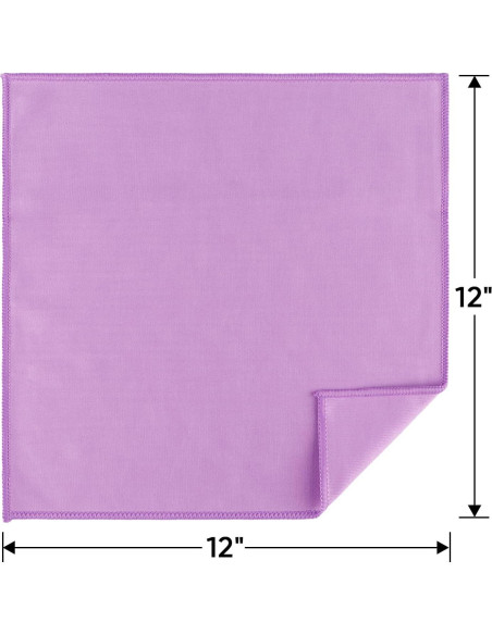 Paño de Limpieza de Microfibra HOMEXCEL 12 PK 30x30 cm Sin Pelusa
