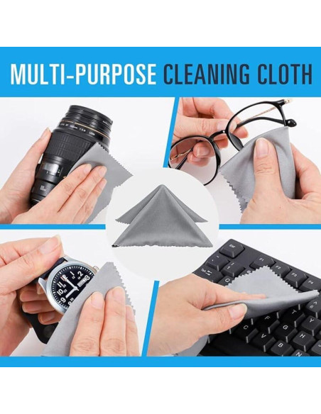 3 Fundas de Gafas de Sol Portátiles con Paño de Limpieza