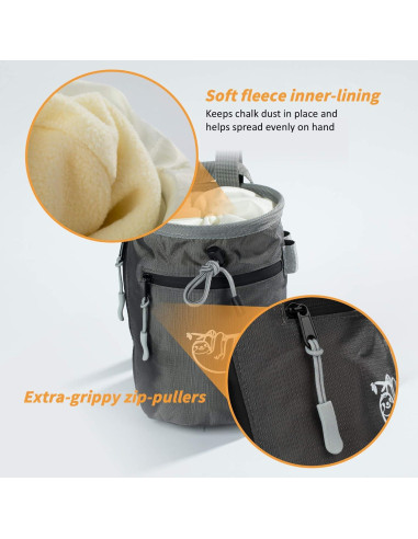 Bolsa de Tiza Old Blue para Escalada y Gimnasio 113g