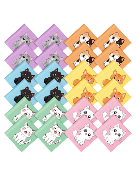 Paquete de 24 Paños de Microfibra Breling para Gafas 15x15cm Paquete de 24 Paños de Microfibra Breling para Gafas 15x15cm