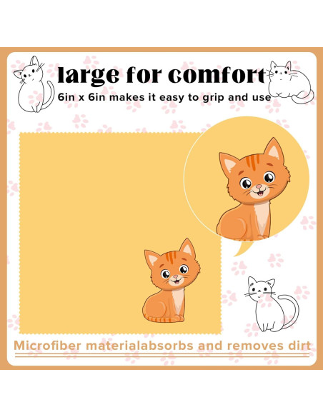 Paquete de 24 Paños de Microfibra Breling para Gafas 15x15cm Paquete de 24 Paños de Microfibra Breling para Gafas 15x15cm