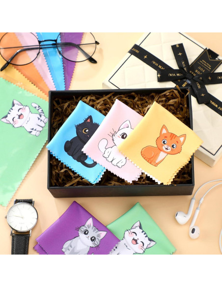 Paquete de 24 Paños de Microfibra Breling para Gafas 15x15cm Paquete de 24 Paños de Microfibra Breling para Gafas 15x15cm