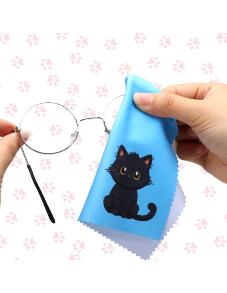 Paquete de 24 Paños de Microfibra Breling para Gafas 15x15cm Paquete de 24 Paños de Microfibra Breling para Gafas 15x15cm