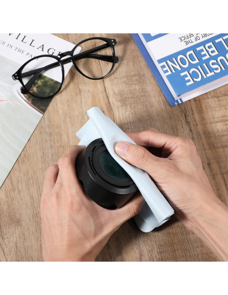 Paquete de 4 paños de microfibra CIATBYYJ 30x30 cm colores